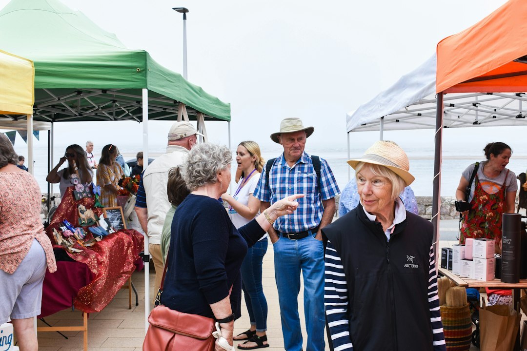 seniors at community festival