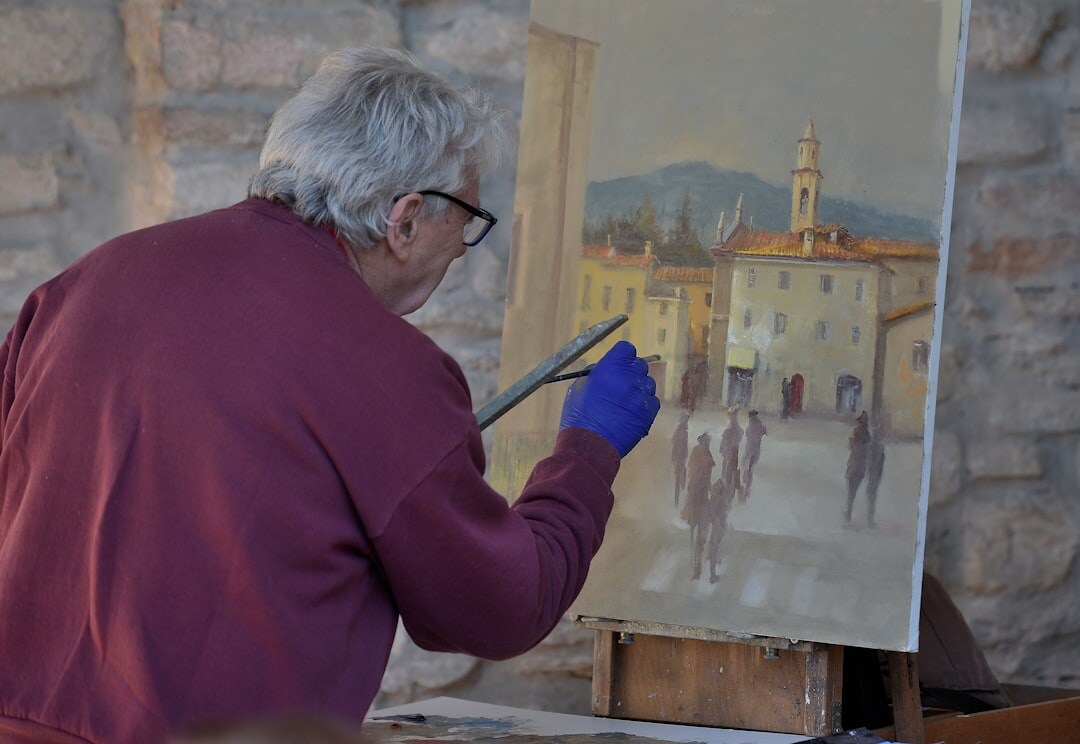 seniors painting