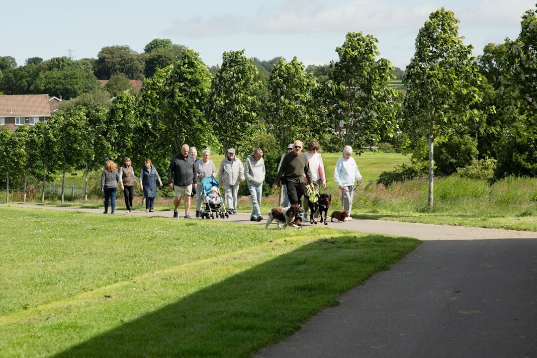 seniors walking